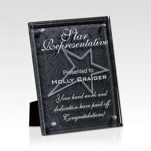 Walk the Talk - Diamond Plate Plaque - Walk the Talk - Diamond Plate Plaque - Image 0 of 0