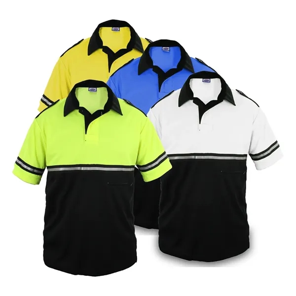 First Class Two Tone Bike Patrol Shirt with Zipper Pocket - First Class Two Tone Bike Patrol Shirt with Zipper Pocket - Image 0 of 7