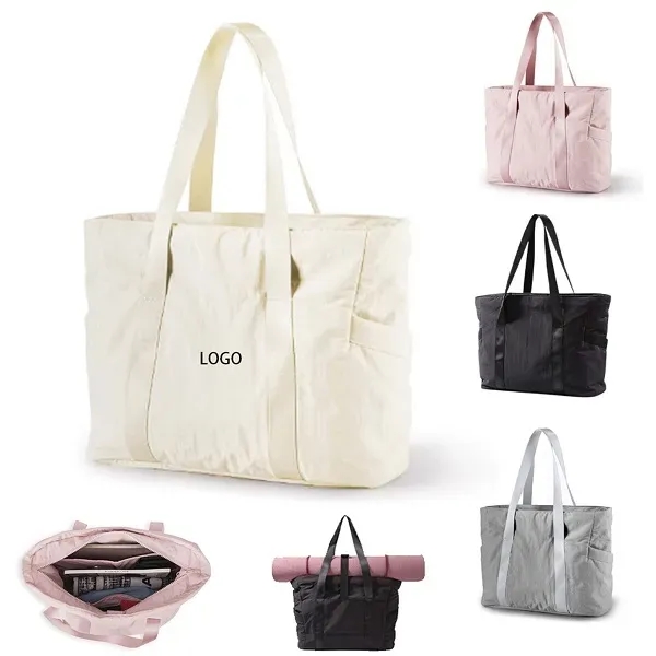 Tote Bag with Zipper - Tote Bag with Zipper - Image 0 of 4