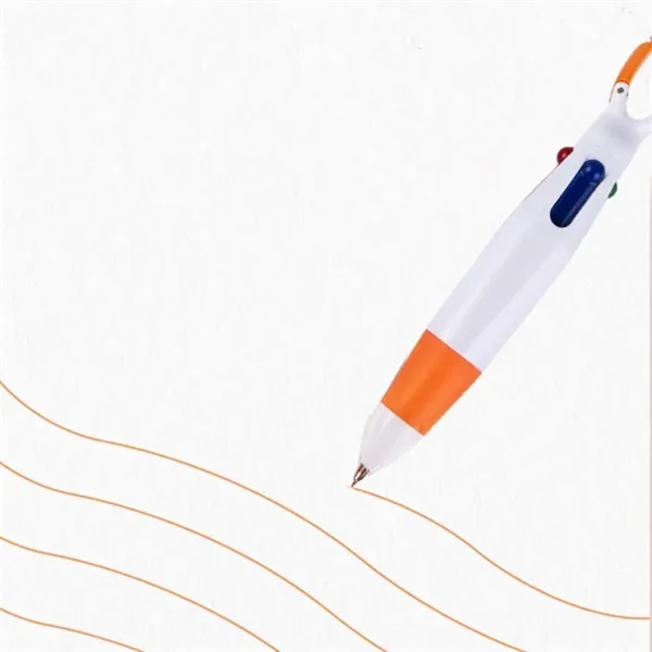 Retractable Shuttle Pens with Carabiner Clip - Retractable Shuttle Pens with Carabiner Clip - Image 2 of 4