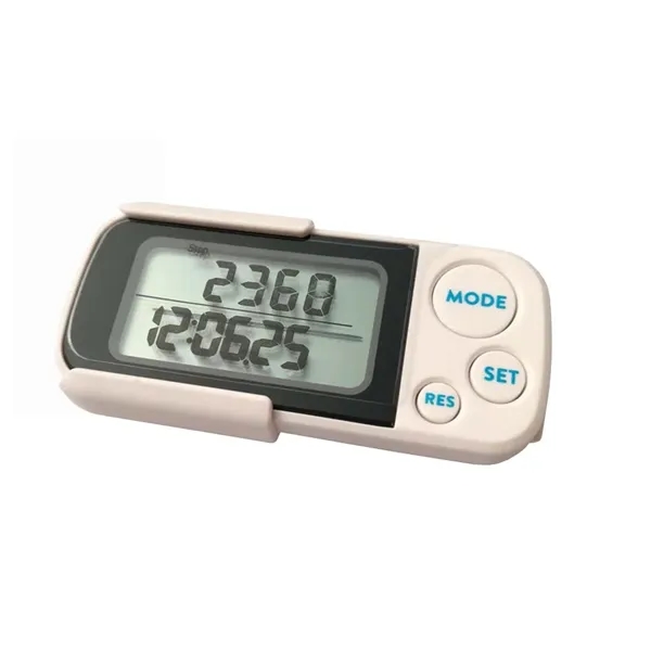 Walking 3D Pedometer with Clip - Walking 3D Pedometer with Clip - Image 2 of 4