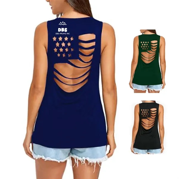Independence Day Hollow Flag Women's T-Shirt - Independence Day Hollow Flag Women's T-Shirt - Image 0 of 0