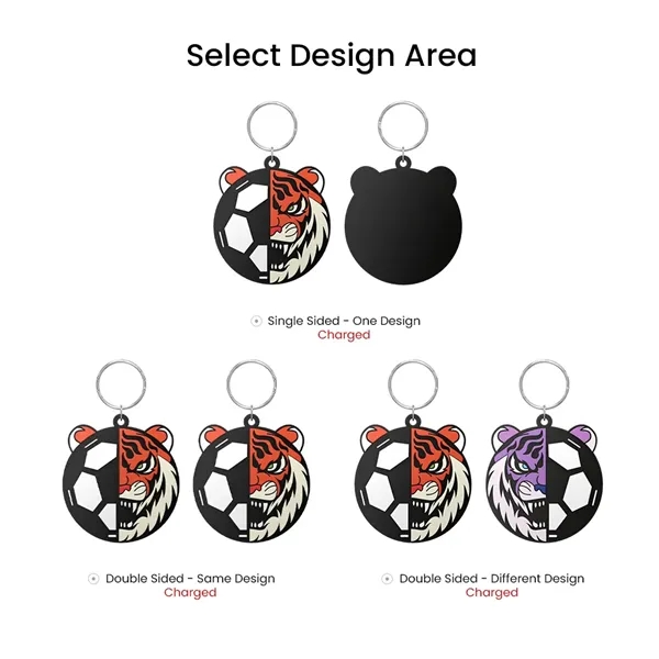 Custom 3D PVC Key Chain 1"-2.5" - Custom 3D PVC Key Chain 1"-2.5" - Image 8 of 11