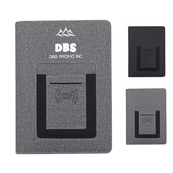 Diary Notebook with Built-in Power Bank and Wireless Charger - Diary Notebook with Built-in Power Bank and Wireless Charger - Image 0 of 0