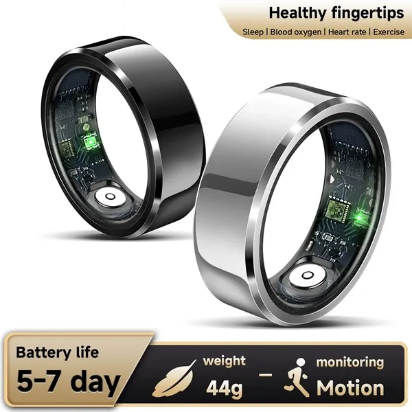 Heart Rate Smart Ring with Blood Oxygen Sleep Monitoring - Heart Rate Smart Ring with Blood Oxygen Sleep Monitoring - Image 0 of 7