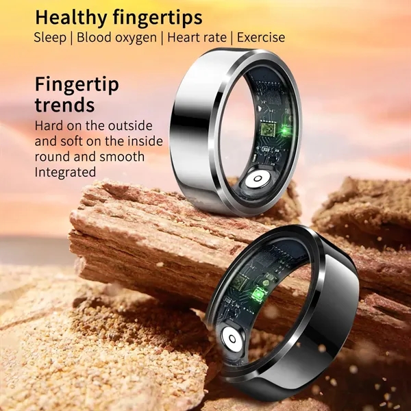 Heart Rate Smart Ring with Blood Oxygen Sleep Monitoring - Heart Rate Smart Ring with Blood Oxygen Sleep Monitoring - Image 2 of 7