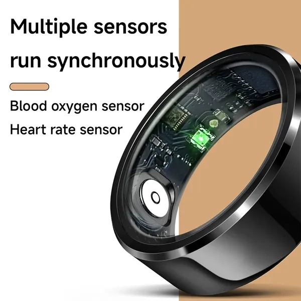 Heart Rate Smart Ring with Blood Oxygen Sleep Monitoring - Heart Rate Smart Ring with Blood Oxygen Sleep Monitoring - Image 3 of 7