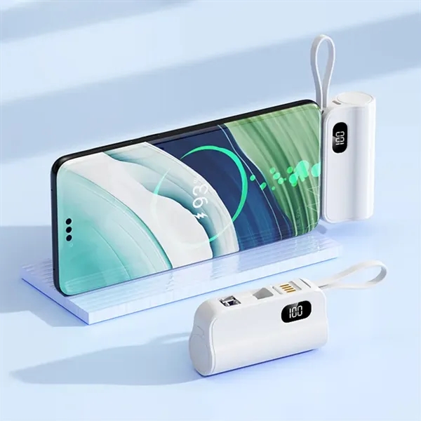 10000mAh Wireless Capsule Power Bank - 10000mAh Wireless Capsule Power Bank - Image 5 of 10