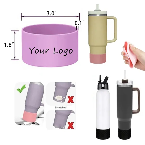 Silicone Boot Protective Water Bottle Bottom - Silicone Boot Protective Water Bottle Bottom - Image 1 of 1
