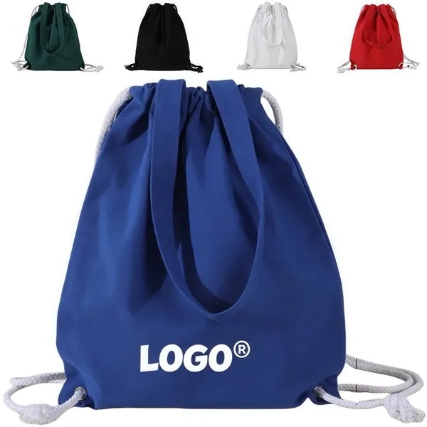 2 in 1 drawstring portable thickened sports fitness bags - 2 in 1 drawstring portable thickened sports fitness bags - Image 0 of 6