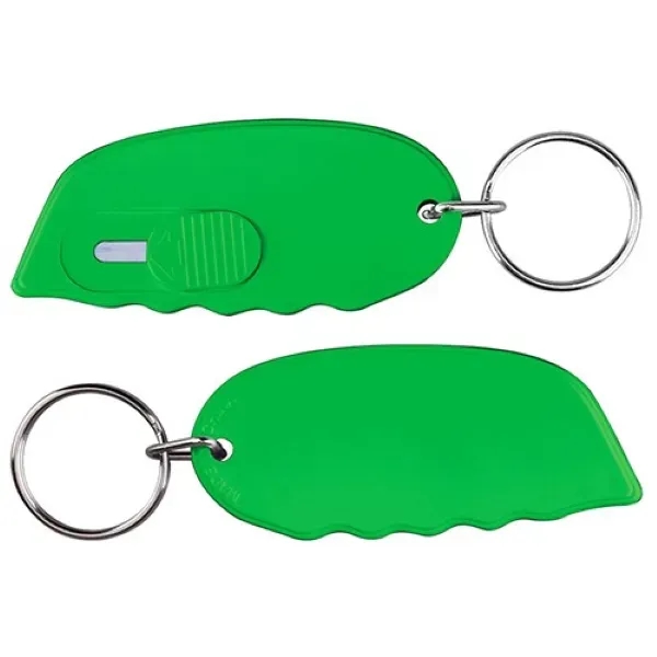 Mini Blade Box Cutter With Grip Handle Keychain - Mini Blade Box Cutter With Grip Handle Keychain - Image 3 of 6