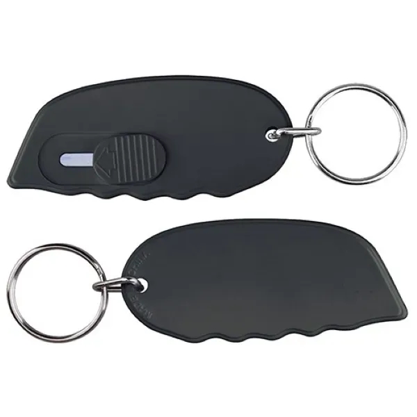 Mini Blade Box Cutter With Grip Handle Keychain - Mini Blade Box Cutter With Grip Handle Keychain - Image 4 of 6