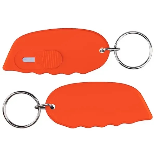 Mini Blade Box Cutter With Grip Handle Keychain - Mini Blade Box Cutter With Grip Handle Keychain - Image 5 of 6