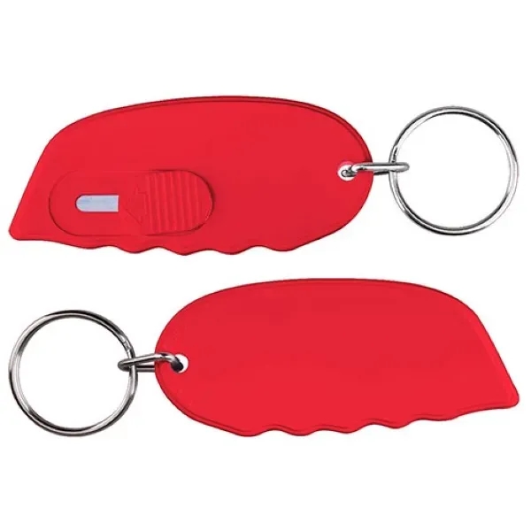 Mini Blade Box Cutter With Grip Handle Keychain - Mini Blade Box Cutter With Grip Handle Keychain - Image 6 of 6