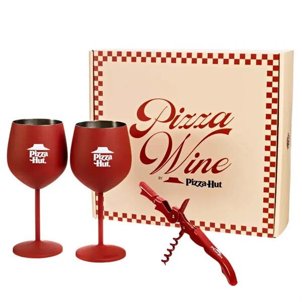 OEM Full Color Wine Gift Set - OEM Full Color Wine Gift Set - Image 0 of 3