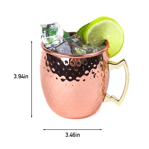 18oz party bar stainless steel moscow mule copper mugs - 18oz party bar stainless steel moscow mule copper mugs - Image 1 of 4