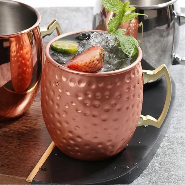 18oz party bar stainless steel moscow mule copper mugs - 18oz party bar stainless steel moscow mule copper mugs - Image 3 of 4