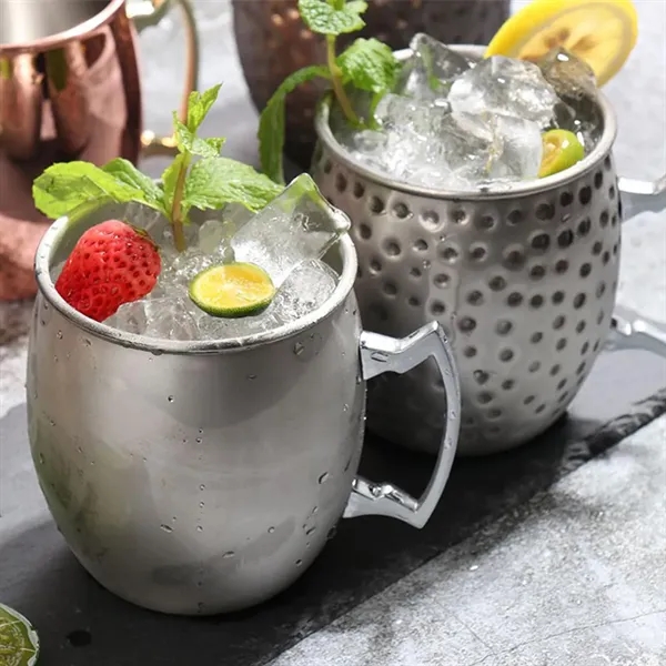 18oz party bar stainless steel moscow mule copper mugs - 18oz party bar stainless steel moscow mule copper mugs - Image 4 of 4
