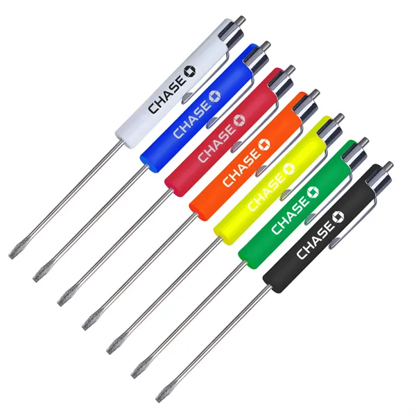 Compact Flathead Pocket Pen Screwdriver + Magnetic Top - Compact Flathead Pocket Pen Screwdriver + Magnetic Top - Image 0 of 7