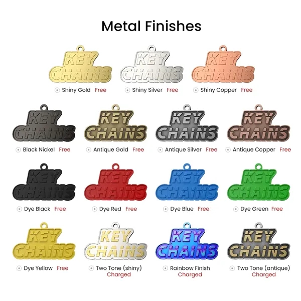 Hard Enamel Key Chain 1"- 2.5" - Hard Enamel Key Chain 1"- 2.5" - Image 4 of 10