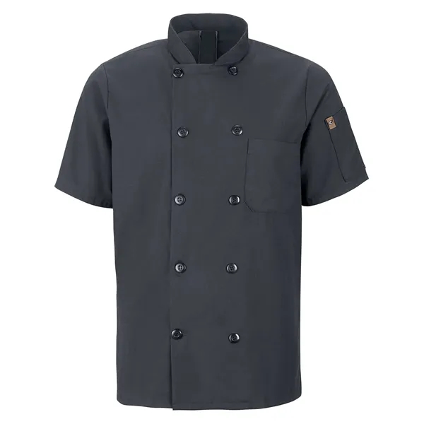 Red Kap® Short Sleeve Chef Coat With Oilblok + Mimix™ - Red Kap® Short Sleeve Chef Coat With Oilblok + Mimix™ - Image 4 of 9