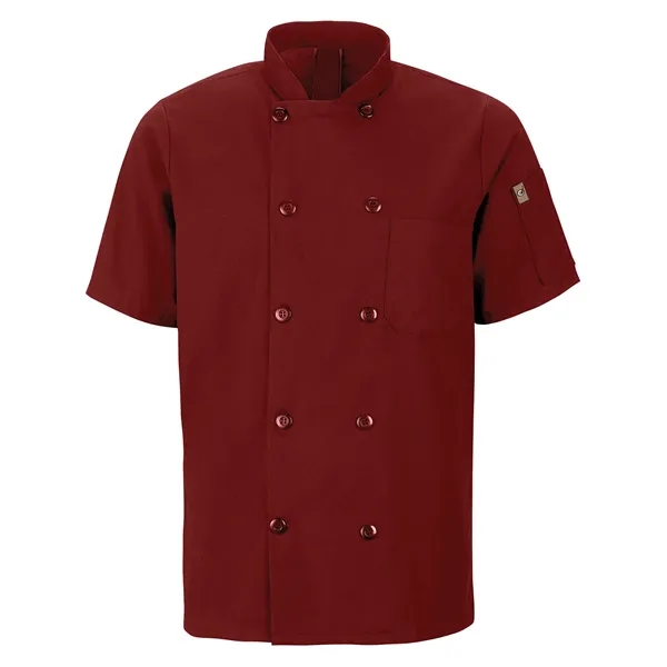 Red Kap® Short Sleeve Chef Coat With Oilblok + Mimix™ - Red Kap® Short Sleeve Chef Coat With Oilblok + Mimix™ - Image 5 of 9
