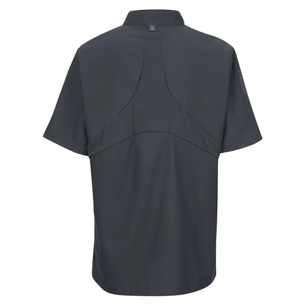 Red Kap® Short Sleeve Chef Coat With Oilblok + Mimix™ - Red Kap® Short Sleeve Chef Coat With Oilblok + Mimix™ - Image 7 of 9