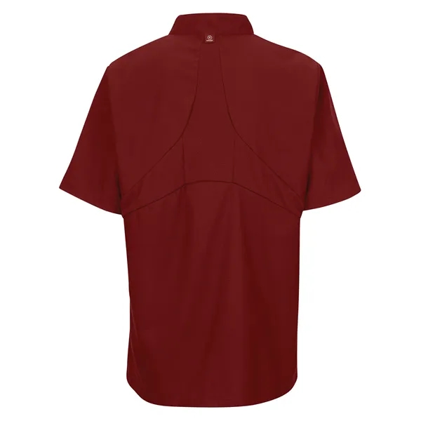 Red Kap® Short Sleeve Chef Coat With Oilblok + Mimix™ - Red Kap® Short Sleeve Chef Coat With Oilblok + Mimix™ - Image 8 of 9