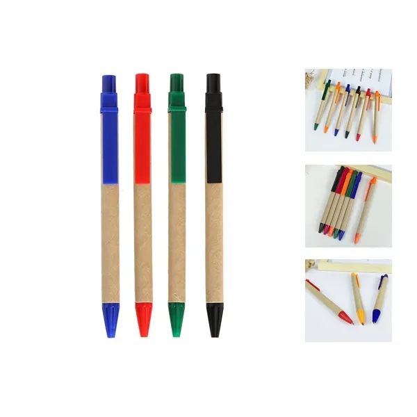 Eco-Friendly Recycled Paper Ballpoint Pen - Eco-Friendly Recycled Paper Ballpoint Pen - Image 1 of 1