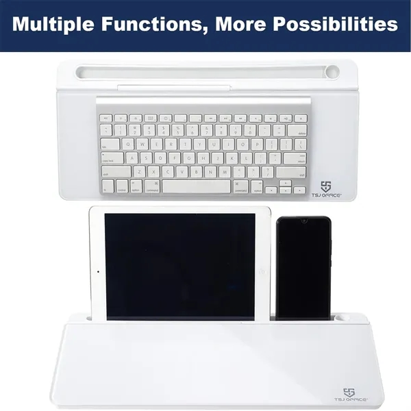 Desk Computer Buddy Desktop Glass Dry Erase Board - Desk Computer Buddy Desktop Glass Dry Erase Board - Image 2 of 3