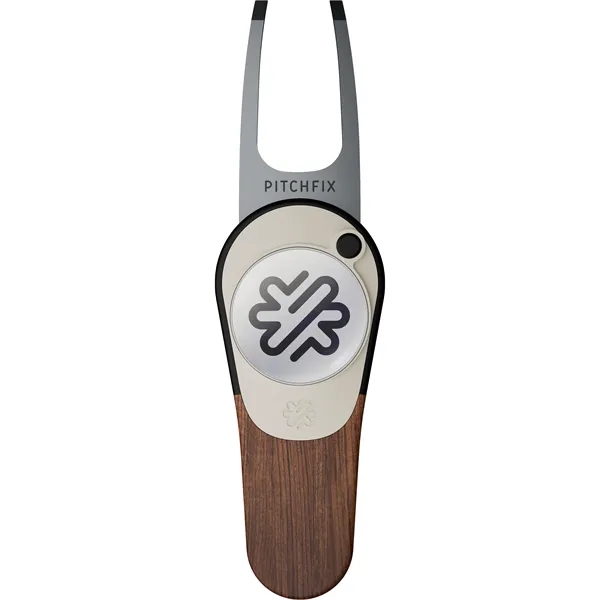 Pitchfix Woodie Golf Divot Tool with Ball Marker - Pitchfix Woodie Golf Divot Tool with Ball Marker - Image 5 of 12