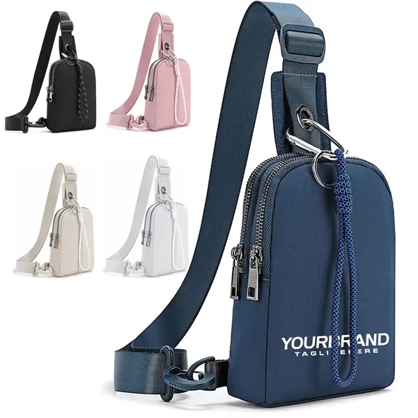 Stylish Neutral Outdoor Crossbody Bag Sling Pack - Stylish Neutral Outdoor Crossbody Bag Sling Pack - Image 0 of 9