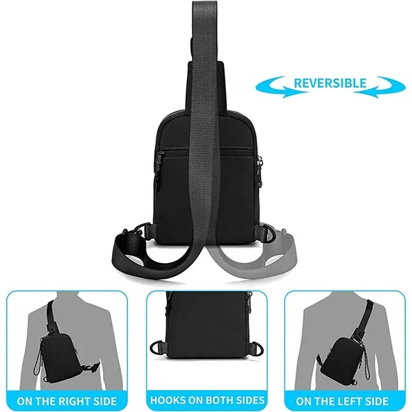 Stylish Neutral Outdoor Crossbody Bag Sling Pack - Stylish Neutral Outdoor Crossbody Bag Sling Pack - Image 2 of 9