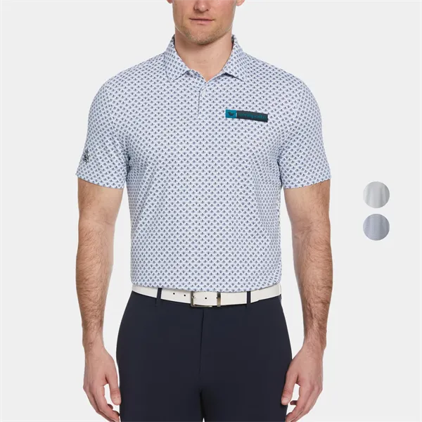 Original Penguin® Retro Geo Print Men's Polo Shirt - Original Penguin® Retro Geo Print Men's Polo Shirt - Image 0 of 4