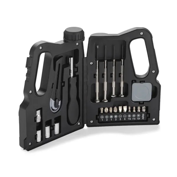 21pcs Oil Bottle Shaped Tool Kit Box - 21pcs Oil Bottle Shaped Tool Kit Box - Image 2 of 2