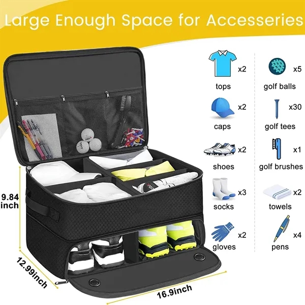 2 Layer Golf Trunk Organizer Bag - 2 Layer Golf Trunk Organizer Bag - Image 1 of 5