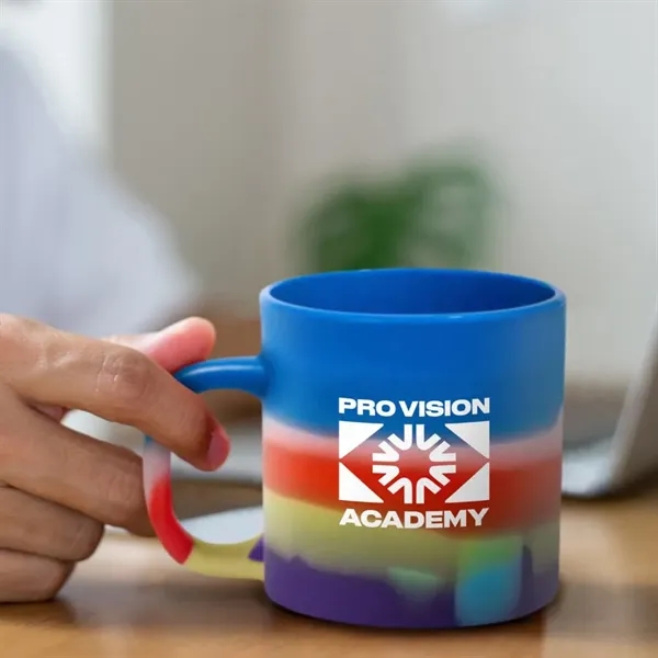 Silicone Coffee Mug - 16 oz. - 1 Sided Screened Imprint - Silicone Coffee Mug - 16 oz. - 1 Sided Screened Imprint - Image 3 of 3