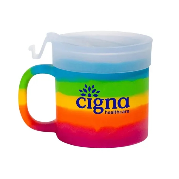 Silicone Coffee Mug with Lid - 16 oz. - 1 Sided Screened Imp - Silicone Coffee Mug with Lid - 16 oz. - 1 Sided Screened Imp - Image 0 of 3