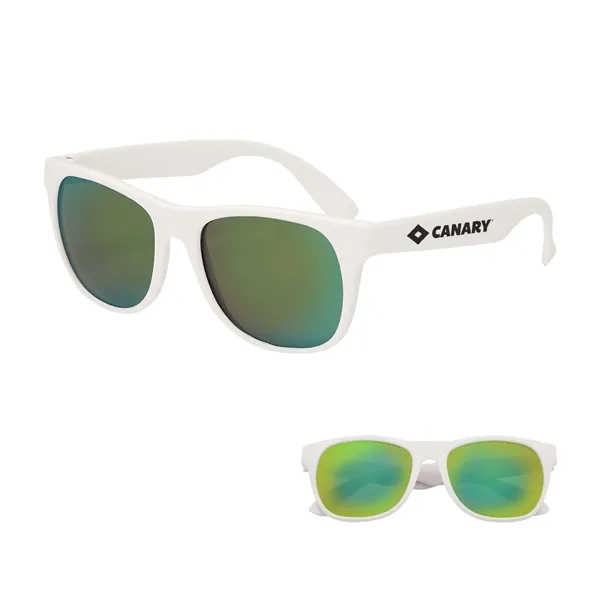 Rubberized Mirrored Sunglasses - Rubberized Mirrored Sunglasses - Image 5 of 5