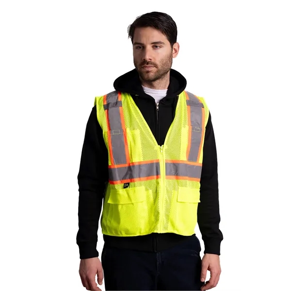 Class 2 Deluxe 8 Pocket Safety Vest - Class 2 Deluxe 8 Pocket Safety Vest - Image 0 of 1