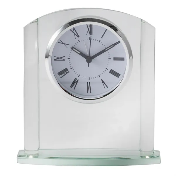 Arch Glass Desk Clock - Arch Glass Desk Clock - Image 1 of 2
