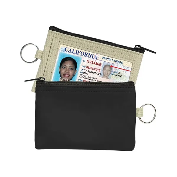 Coin Pouch W/Id Window & Split Ring - Coin Pouch W/Id Window & Split Ring - Image 3 of 5