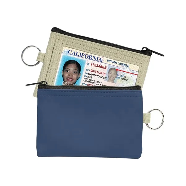 Coin Pouch W/Id Window & Split Ring - Coin Pouch W/Id Window & Split Ring - Image 4 of 5