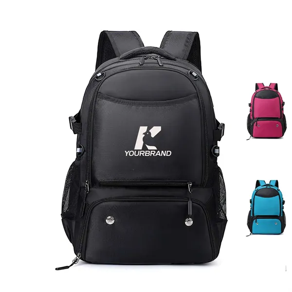 Waterproof Durable Sports Backpack with Multi Compartments - Waterproof Durable Sports Backpack with Multi Compartments - Image 0 of 3