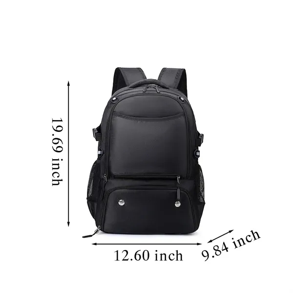 Waterproof Durable Sports Backpack with Multi Compartments - Waterproof Durable Sports Backpack with Multi Compartments - Image 1 of 3