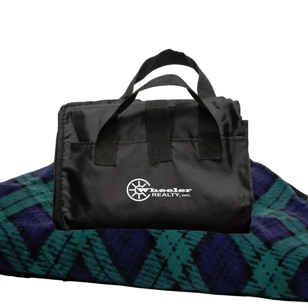 Fleece / Nylon Picnic Blanket - Fleece / Nylon Picnic Blanket - Image 1 of 17