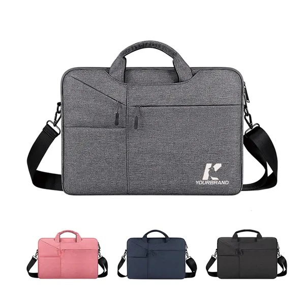 Single Shoulder Handheld Waterproof Briefcase Laptop Bag - Single Shoulder Handheld Waterproof Briefcase Laptop Bag - Image 0 of 4