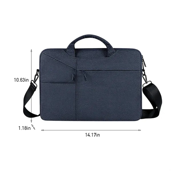 Single Shoulder Handheld Waterproof Briefcase Laptop Bag - Single Shoulder Handheld Waterproof Briefcase Laptop Bag - Image 1 of 4
