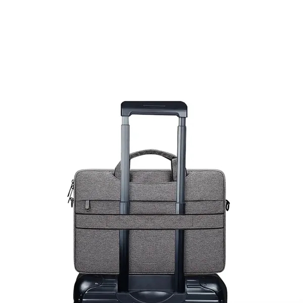 Single Shoulder Handheld Waterproof Briefcase Laptop Bag - Single Shoulder Handheld Waterproof Briefcase Laptop Bag - Image 3 of 4