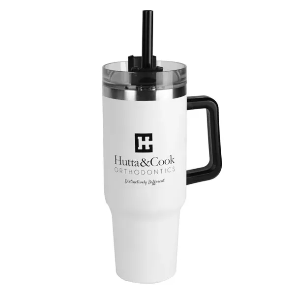 The Forty - Double Wall Tumbler with Handle - The Forty - Double Wall Tumbler with Handle - Image 4 of 12